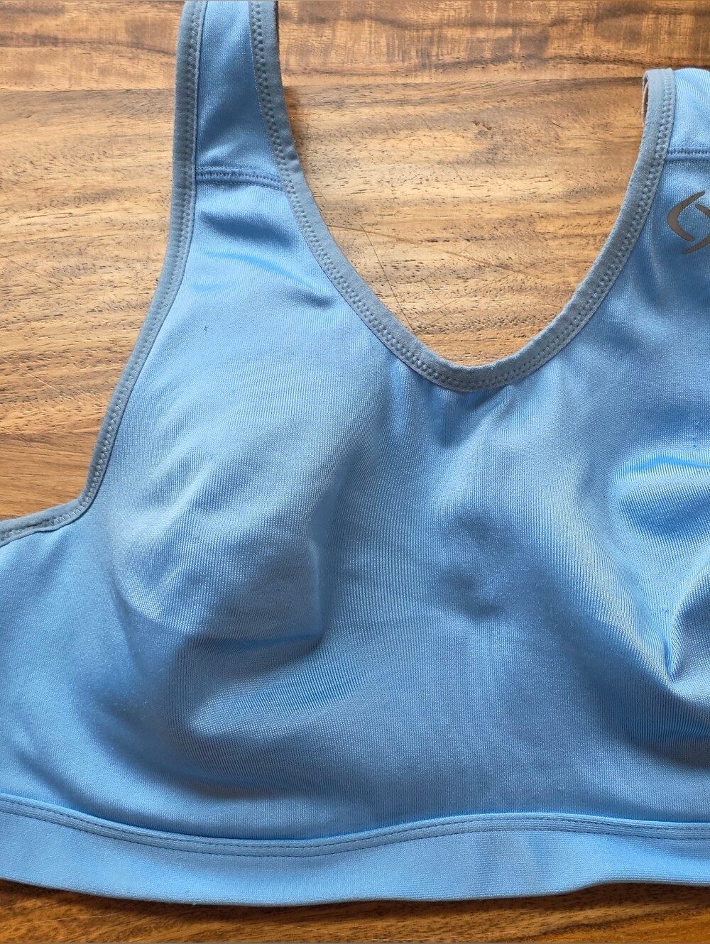 High-Impact Sports Bra from Moving Comfort- Women's 36C In Blue